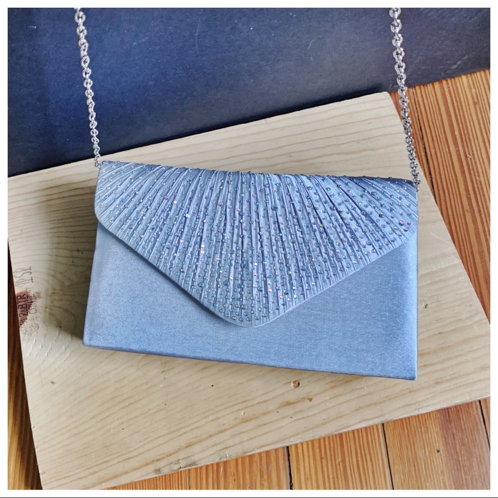 Sparkling Silver Mini Purse/Clutch